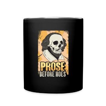 Shakespeare Literatur - Tasse einfarbig - Schwarz - Vorne
