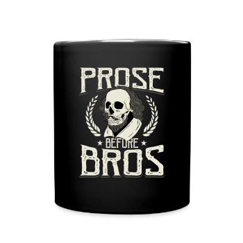 Shakespeare Literatur - Tasse einfarbig - Schwarz - Vorne