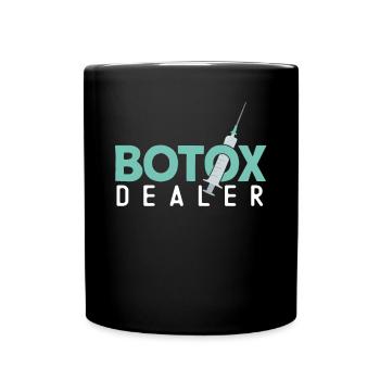 Botox - Tasse einfarbig - Schwarz - Vorne