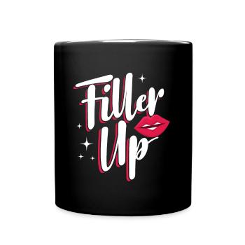Botox - Tasse einfarbig - Schwarz - Vorne