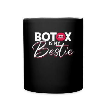 Botox - Tasse einfarbig - Schwarz - Vorne