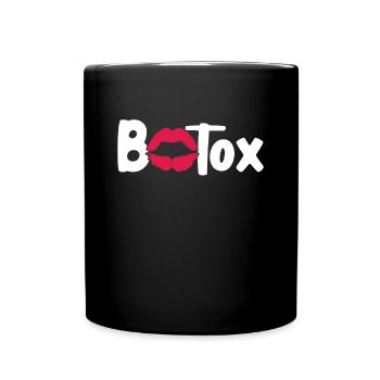 Botox - Tasse einfarbig - Schwarz - Vorne