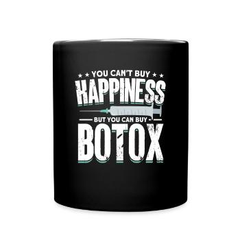 Botox - Tasse einfarbig - Schwarz - Vorne