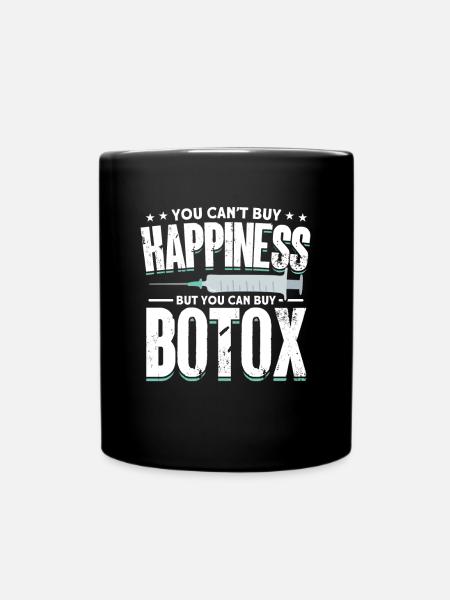 Botox - Tasse einfarbig - Schwarz