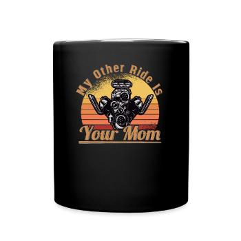 Muscel Car V8 Turbocompresseur Tuning Voiture de course - Mug uni - noir - Devant