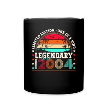 Légendaire cadeau d’anniversaire de septembre 2004 - Mug uni - noir - Devant