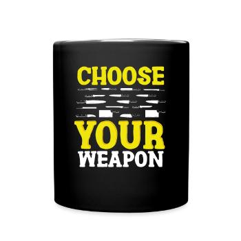 Choose your knife weapon - Full Colour Mug - black - Front