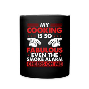 Smoke detector fires me an - Full Colour Mug - black - Front