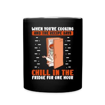 Refroidir au réfrigérateur - Mug uni - noir - Devant