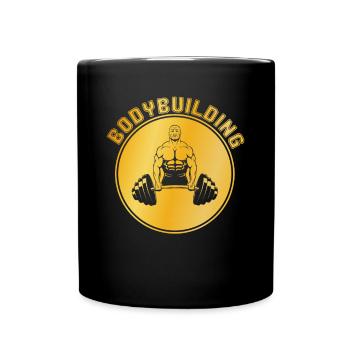 Culturisme - Mug uni - noir - Devant