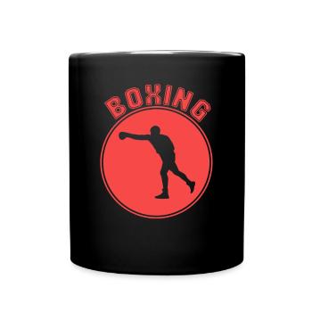 Boxing - Full Colour Mug - black - Front