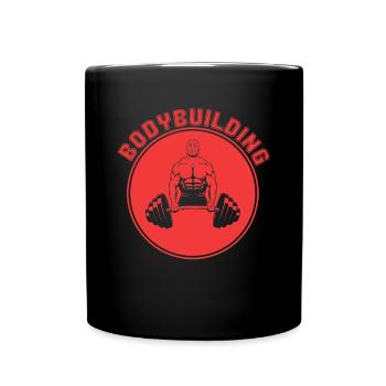 Culturisme - Mug uni - noir - Devant