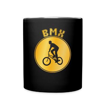bmx - Full Colour Mug - black - Front