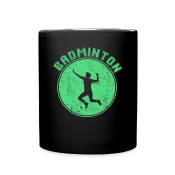 Badminton - Tasse einfarbig - Schwarz - Vorne