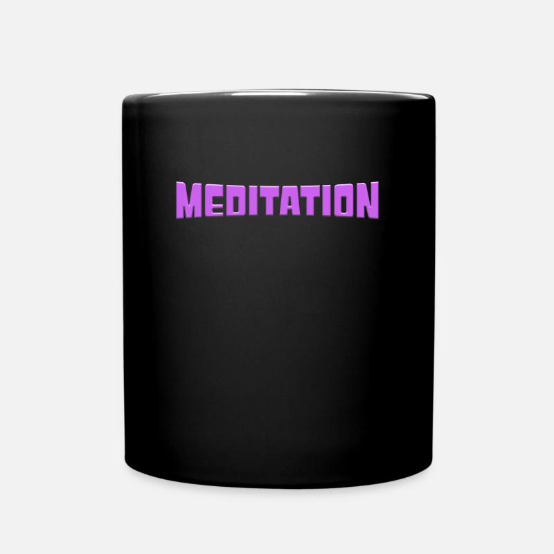 Méditation - Mug uni - noir