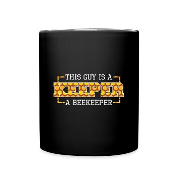 Bienen Honigbiene Bienenzüchter Imker Geschenk - Tasse einfarbig - Schwarz - Vorne