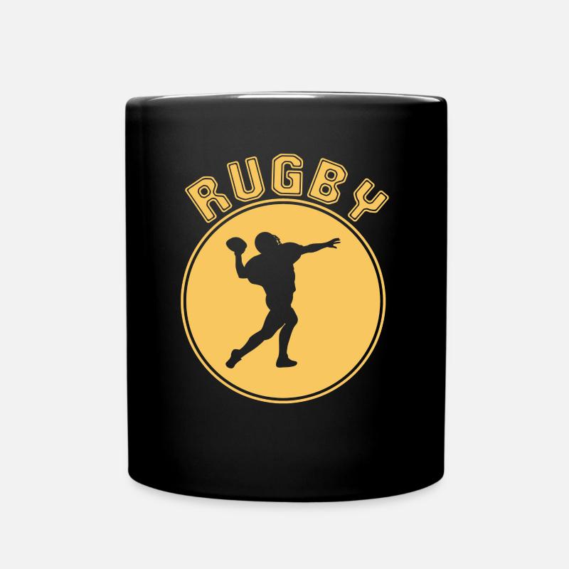 Rugby - Mug uni - noir
