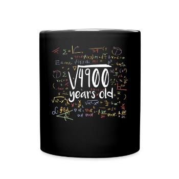 Racine carrée de 4900 Math Nerd 70e anniversaire - Mug uni - noir - Devant