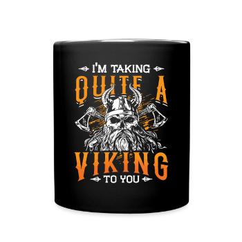 Conception de la mythologie viking nordique pour les guerriers vikings - Mug uni - noir - Devant