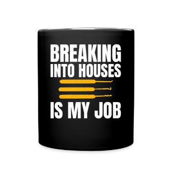 Serrurier Dicton Pour Hommes Femmes Serrurier - Mug uni - noir - Devant