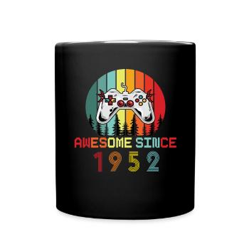 Awesome Since 1952 Birthday 1952 Vintage 1952 - Full Colour Mug - black - Front