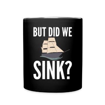 Catamaran sailing - Full Colour Mug - black - Front