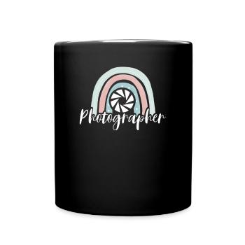 Objectif pour photographes - Mug uni - noir - Devant
