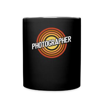 Photographe Rétro - Mug uni - noir - Devant