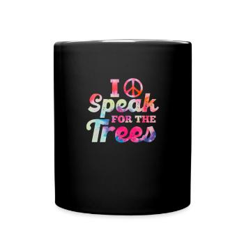 Hippie Peace Flower Power Amour Paix Cadeau - Mug uni - noir - Devant