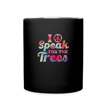 Hippie - Tasse einfarbig - Schwarz - Vorne