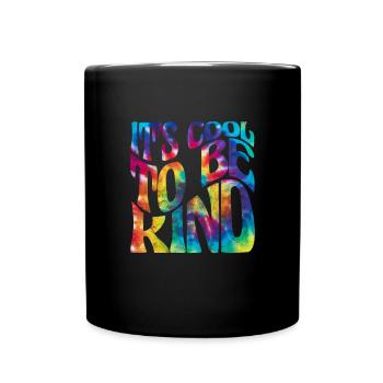 Hippie - Tasse einfarbig - Schwarz - Vorne