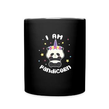 Panda Panda Bear Bear Animal Pandas Gift - Full Colour Mug - black - Front