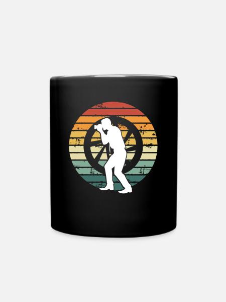 Kameramann Retro vintage - Tasse einfarbig - Schwarz