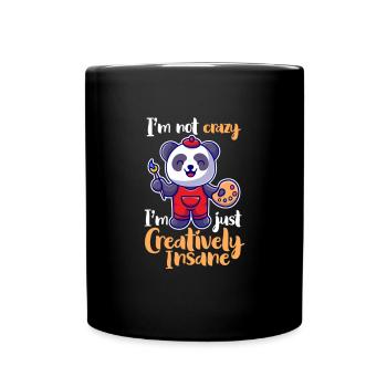 Panda Panda Bear Bear Animal Pandas Gift - Full Colour Mug - black - Front