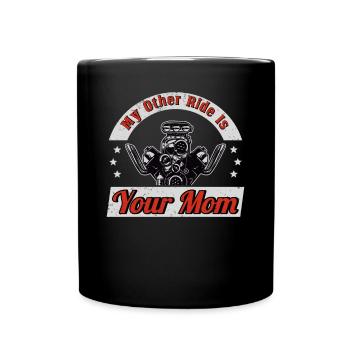 Muscel Car V8 Turbocompresseur Tuning Voiture de course - Mug uni - noir - Devant