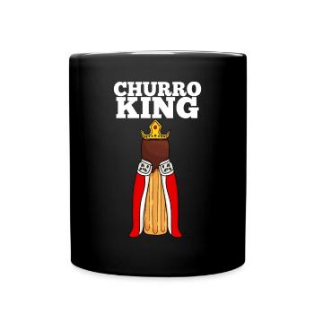 Churro Gift Mexico Food - Full Colour Mug - black - Front