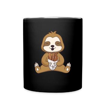 Churro Gift Mexico Food - Full Colour Mug - black - Front