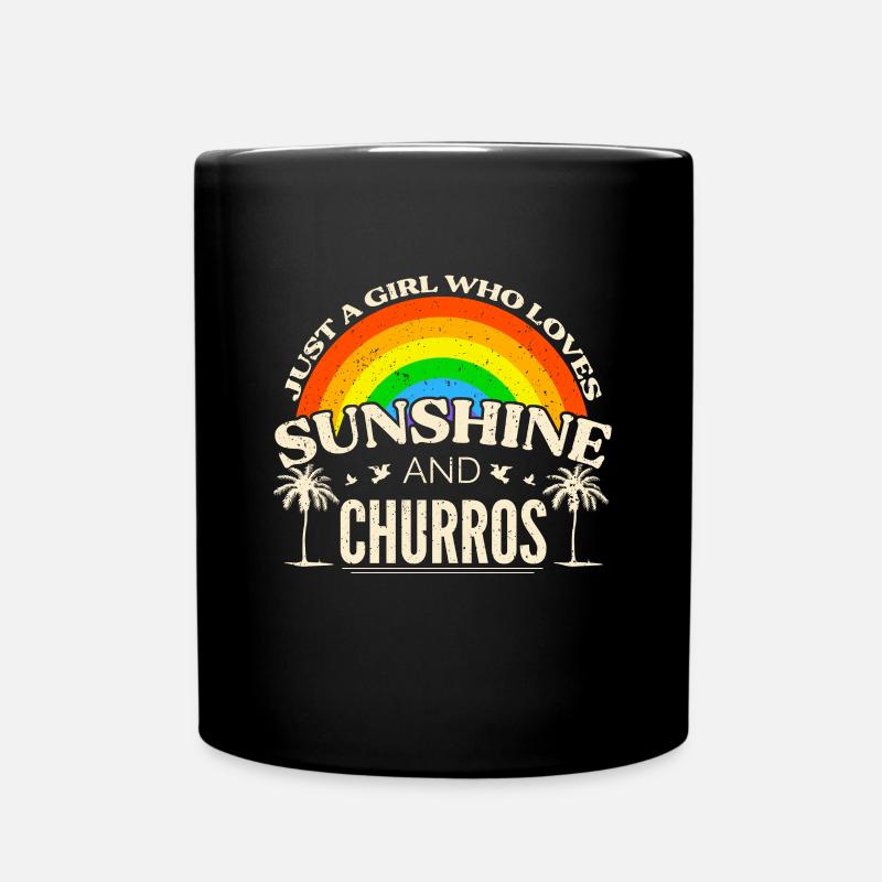 Churro Gift Mexico Nourriture - Mug uni - noir
