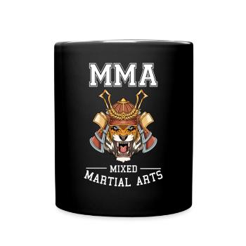 Mixed Martial Arts Tiger Samurai - MMA Fighter - Tasse einfarbig - Schwarz - Vorne