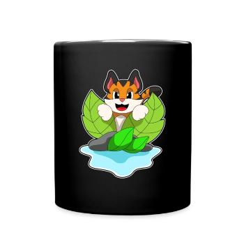 Chasse au Tigre - Mug uni - noir - Devant