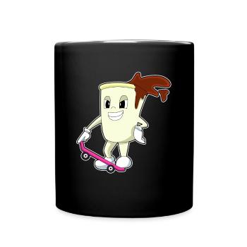 Skateboard Coffee Skateur - Mug uni - noir - Devant