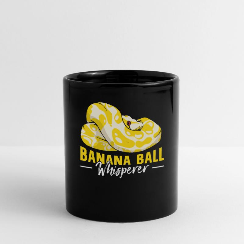 Banana Ball Python Flüsterer Tasse einfarbig