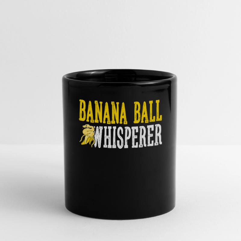 Banana Ball Python Flüsterer Tasse einfarbig