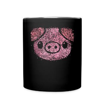 Cochon Cochon Cochon Costume De Porc Carnaval de Remplacement - Mug uni - noir - Devant