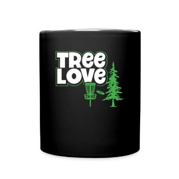 Discgolf Baumliebe - Mug uni - noir - Devant