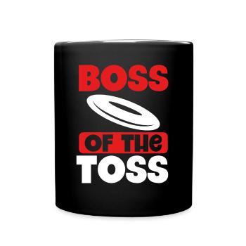 Boss Of The Disc Golf Throw - Full Colour Mug - black - Front