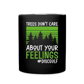 Über Ihr Discgolf gefühl - Tasse einfarbig - Schwarz - Vorne