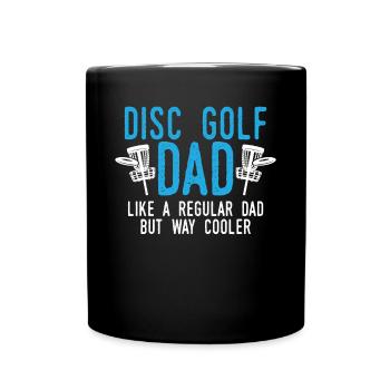 Disc golf father - Full Colour Mug - black - Front
