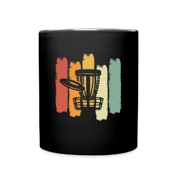 Colourful catch basket - Full Colour Mug - black - Front