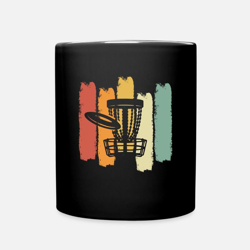 Bunter Fangkorb - Tasse einfarbig - Schwarz